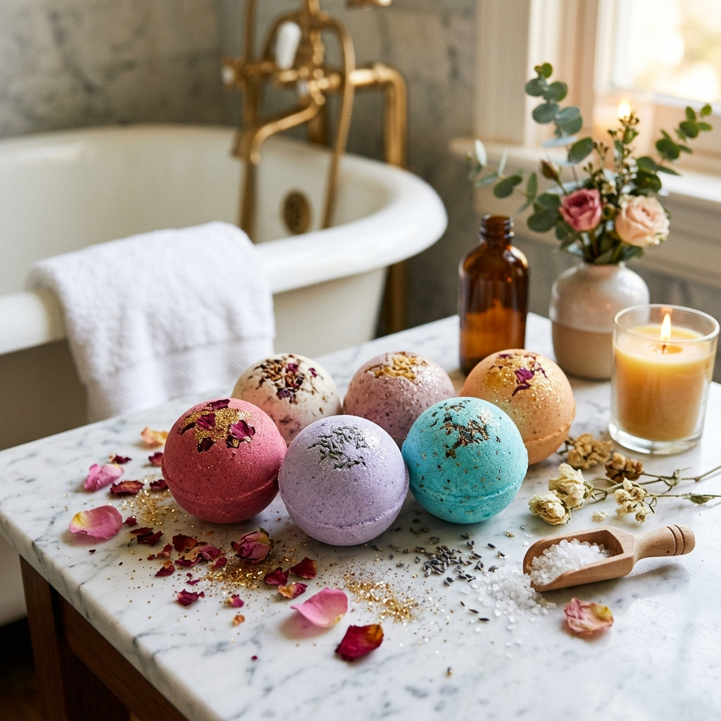 Promo 60% OFF: Descubre Bombas de Baño Afrodisíacas con Pétalos
