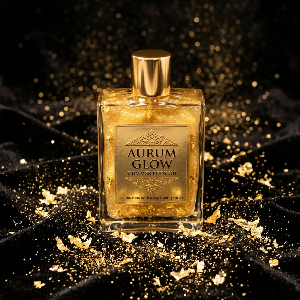 Promo 60% OFF: Descubre Aceite Corporal Iluminador con Destellos Gold